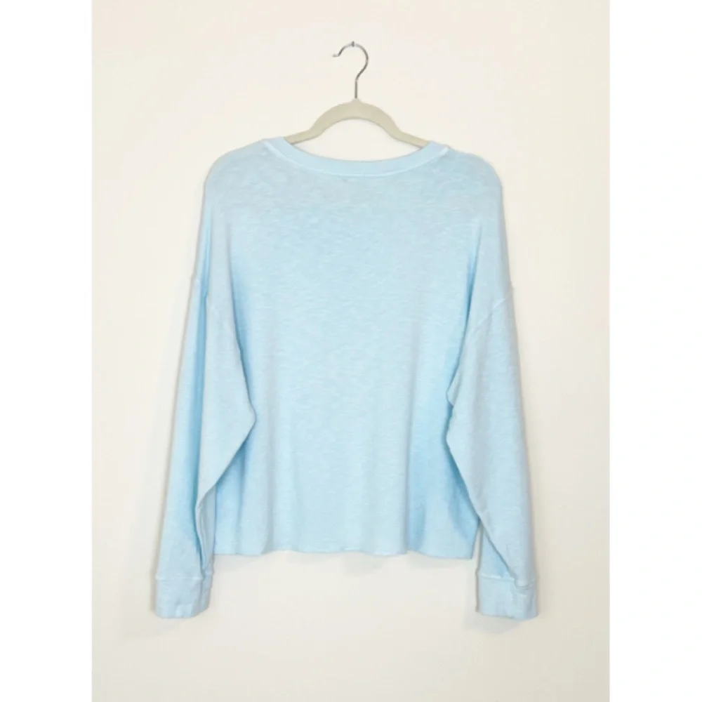 Splendid Dream Slub Pullover Long Sleeve Top L - Picture 4 of 6